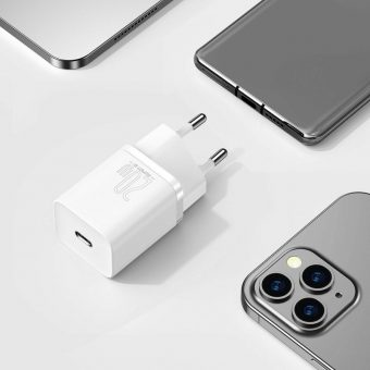 Baseus Super Si Charger 20W USB-C White CCSUP-B02 - Image 6