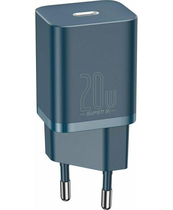 Baseus Super Si Charger 20W USB-C Blue CCSUP-B03