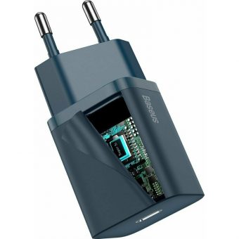 Baseus Super Si Charger 20W USB-C Blue CCSUP-B03 - Image 4
