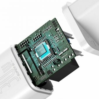 Baseus Super Si Charger 30W USB-C White CCSUP-J02 - Image 7