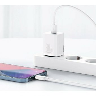 Baseus Super Si Charger 30W USB-C White CCSUP-J02 - Image 9