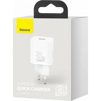 Baseus Super Si Charger 30W USB-C White CCSUP-J02 - Image 11