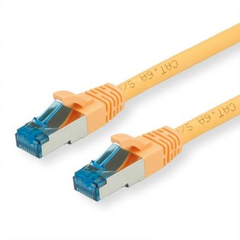 Value S/FTP RJ45 Cat.6a PiMF LSOH Snagless 5m Yellow 21.99.1935-50