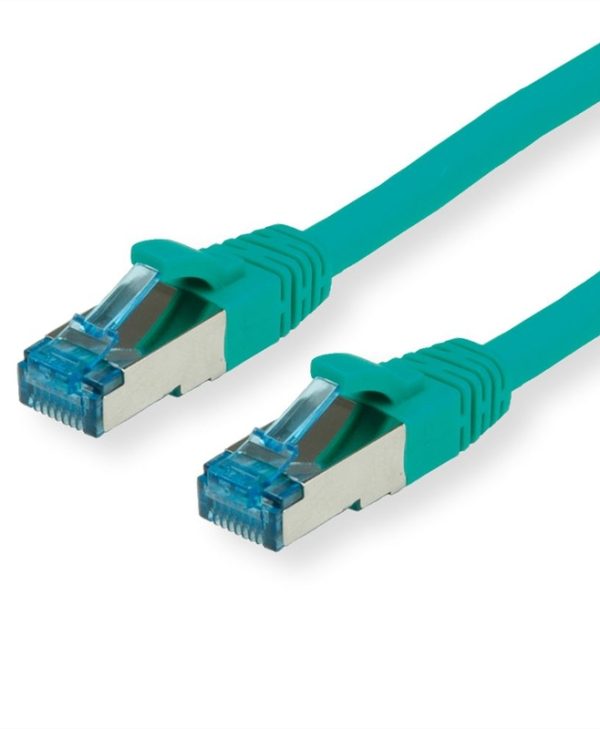 Value S/FTP RJ45 Cat.6a PiMF LSOH Snagless 10m Green 21.99.1947-40
