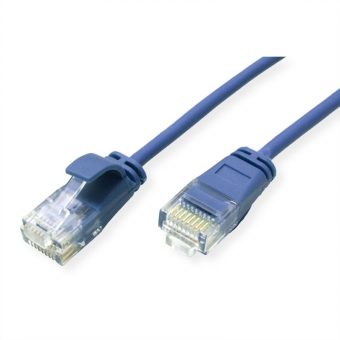 Roline UTP RJ45 Cat.6a LSOH Snagless Slim 0.3m Blue 21.15.3941-100