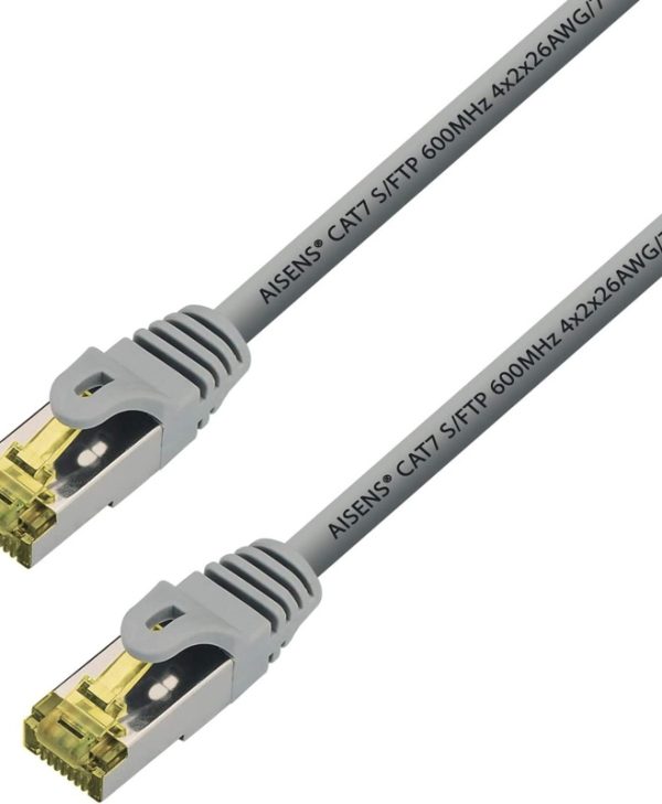 Lanberg S/FTP RJ45 Cat.7 PiMF LSOH Snagless 0.5m Grey PCF7-10CU-0050-S