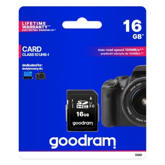 Goodram S1A0 SDHC 16GB UHS-I C10 S1A0-0160R12