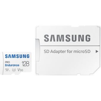 Samsung Pro Endurance MicroSDHX 128GB UHS-I U3 V30 C10 + SD Adapter MB-MJ128KA/EU - Image 2