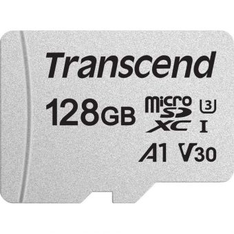 Transcend 300s MicroSDXC 128GB UHS-I U3 A1 V30 C10 + SD Adapter TS128GUSD300S-A - Image 2