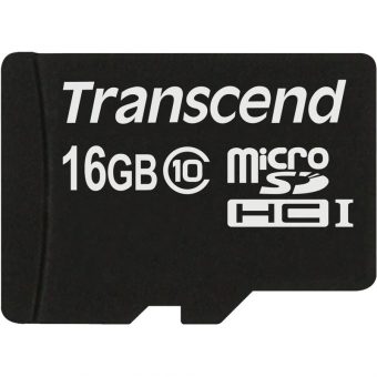 Transcend MicroSDHC 16GB UHS-I C10 + SD Adapter TS16GUSDHC10 - Image 2