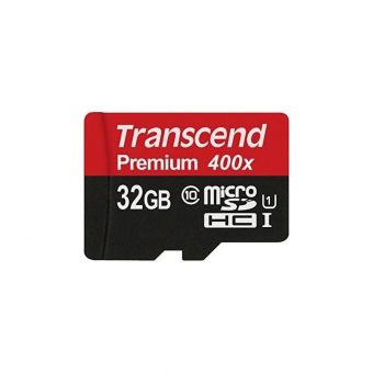 Transcend Premium MicroSDHC 32GB UHS-I U1 C10 + SD Adapter TS32GUSDU1 - Image 2