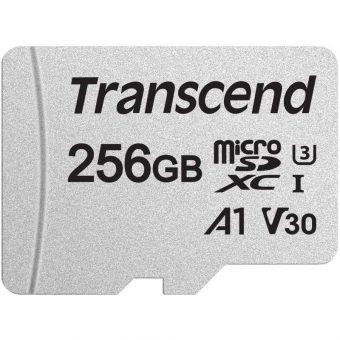 Transcend 300s MicroSDXC 256GB UHS-I U3 V30 A1 C10 + SD Adapter TS256GUSD300S-A - Image 2