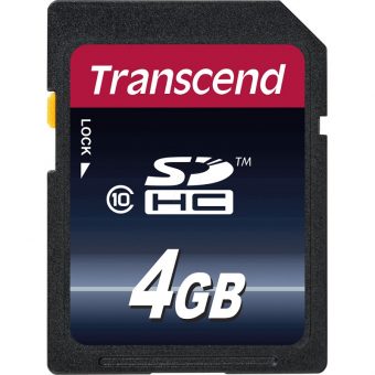 Transcend SDHC 4GB C10 TS4GSDHC10