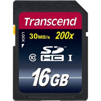 Transcend SDHC 16GB UHS-I C10 TS16GSDHC10