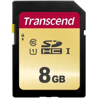 Transcend 500S SDHC 8GB UHS-I U1 C10 TS8GSDC500S - Image 2
