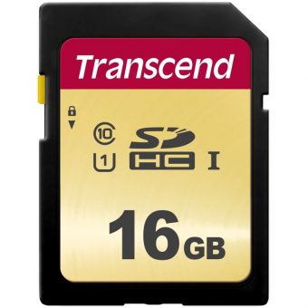 Transcend 500S SDHC 16GB UHS-I U1 C10 TS16GSDC500S - Image 2