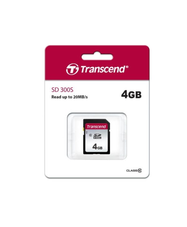 Transcend 300S SDHC 4GB C10 TS4GSDC300S