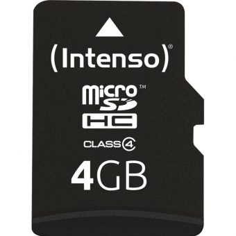 Intenso microSDHC 4GB Class4 + SD Adapter 3403450 - Image 2
