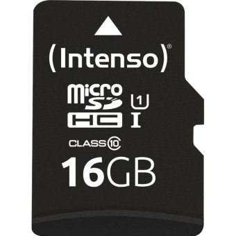 Intenso Performance microSDHC 16GB UHS-I U1 Class10 + SD Adapter 3424470 - Image 2