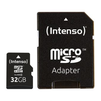 Intenso microSDHC 32GB Class4 + SD Adapter 3403450