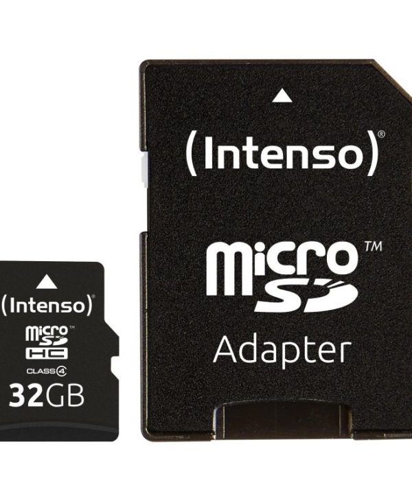 Intenso microSDHC 32GB Class4 + SD Adapter 3403450