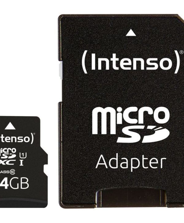 Intenso Performance microSDXC 64GB UHS-I U1 Class10 + SD Adapter 3424490