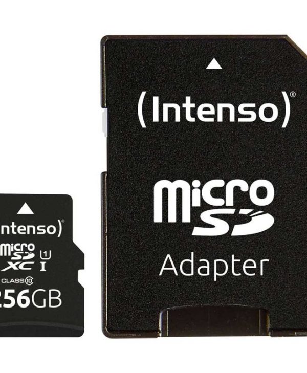 Intenso Performance microSDXC 256GB UHS-I U1 Class10 + SD Adapter 3424492