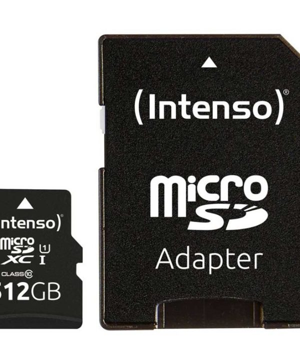 Intenso Performance microSDXC 512GB UHS-I U1 Class10 + SD Adapter 3424493