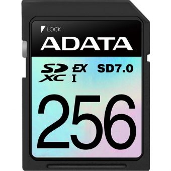 ADATA Premier Extreme SDXC 256GB UHS-EX-I U3 V30 SD7.0E Class10 ASD256GEX3L1-C