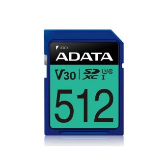 ADATA Premier Pro SDXC 512GB UHS-I U3 V30 Class10 ASDX512GUI3V30S-R