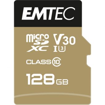 Emtec SpeedIN Pro microSDXC 128GB UHS-I U3 A1 V30 Class10 + SD Adapter ECMSDM128GXC10SP
