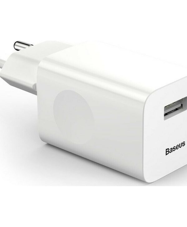 Baseus Charger 24W USB-A White CCALL-BX02