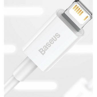 Baseus Superior Series Charging Data Cable USB-A Male To Lightning 1m White CALYS-A02 - Image 5