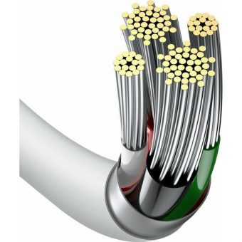 Baseus Superior Series Charging Data Cable USB-A Male To Lightning 1m White CALYS-A02 - Image 7