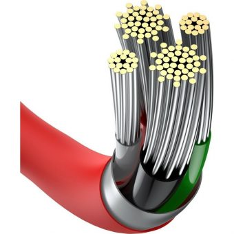 Baseus Superior Series Charging Data Cable USB-A Male To Lightning 1m Red CALYS-A09 - Image 5