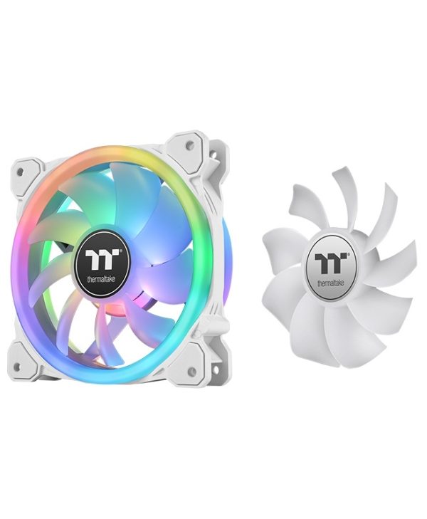Thermaltake SWAFAN 14 RGB 14cm Case Fan White 3-Pack CL-F146-PL14SW-A