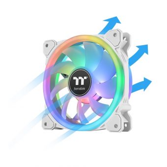 Thermaltake SWAFAN 14 RGB 14cm Case Fan White 3-Pack CL-F146-PL14SW-A - Image 2