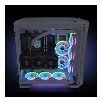 Thermaltake SWAFAN 14 RGB 14cm Case Fan White 3-Pack CL-F146-PL14SW-A - Image 6