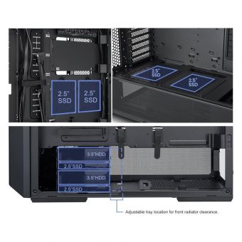 Lian Li LANCOOL 216 RGB Midi Tower Tempered Glass Black LANCOOL216R-X - Image 13