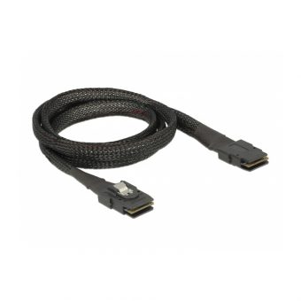 DeLock Cable Mini SAS SFF - 8087 M/M 1m Black 83073 - Image 2
