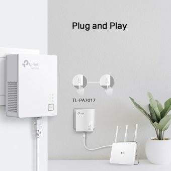TP-Link AV1000 Gigabit Powerline Starter Kit TL-PA7019P KIT V1 - Image 7