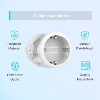TP-Link Mini Smart Wi-Fi Socket with Energy Monitoring Tapo P115(1-pack) - Image 3
