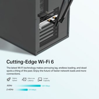 TP-Link AX1800 Wi-Fi 6 Wireless Network & Bluetooth 5.2 PCIe Card Archer TX20E V1 - Image 3