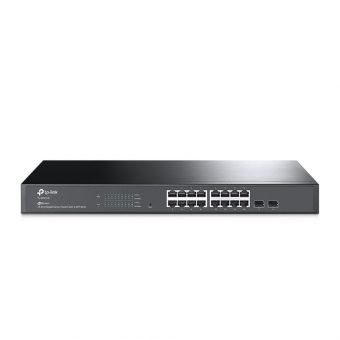TP-Link JetStream 16-Port Gigabit + 2xSFP Rackmount Managed Switch TL-SG2218P V1
