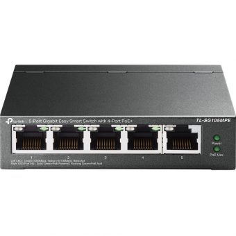 TP-Link 5-Port Gigabit Easy PoE+ Smart Desktop Switch TL-SG105MPE V1.60