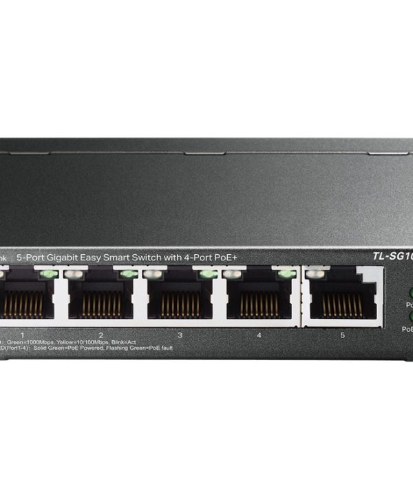 TP-Link 5-Port Gigabit Easy PoE+ Smart Desktop Switch TL-SG105MPE V1.60