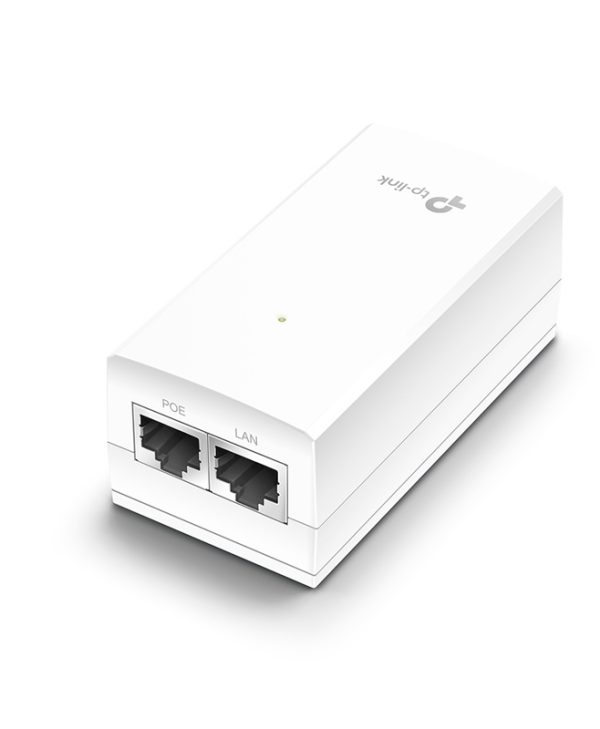 TP-Link Gigabit PoE Injector 48V/18W Passive PoE+ White TL-POE4818G V1