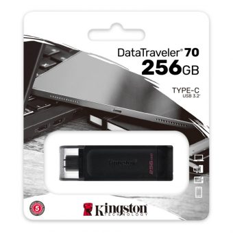 Kingston DataTraveler 70 256GB USB-C 3.2 Black DT70/256GB - Image 3