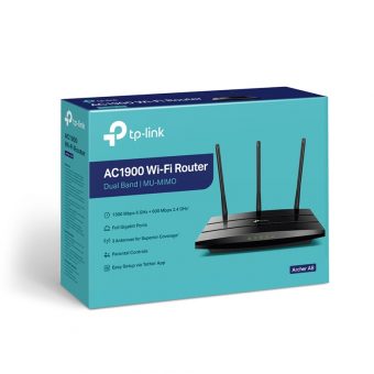 TP-Link AC1900 Wi-Fi 5 OneMesh Wireless Gigabit Router Black Archer A8 V1 - Image 4