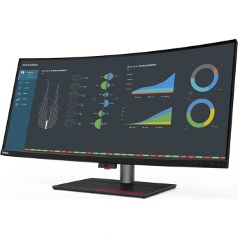 Lenovo ThinkVision P40w-20 39.7" UWUHD IPS 75Hz Curved Monitor Black 62C1GAT6EU - Image 3